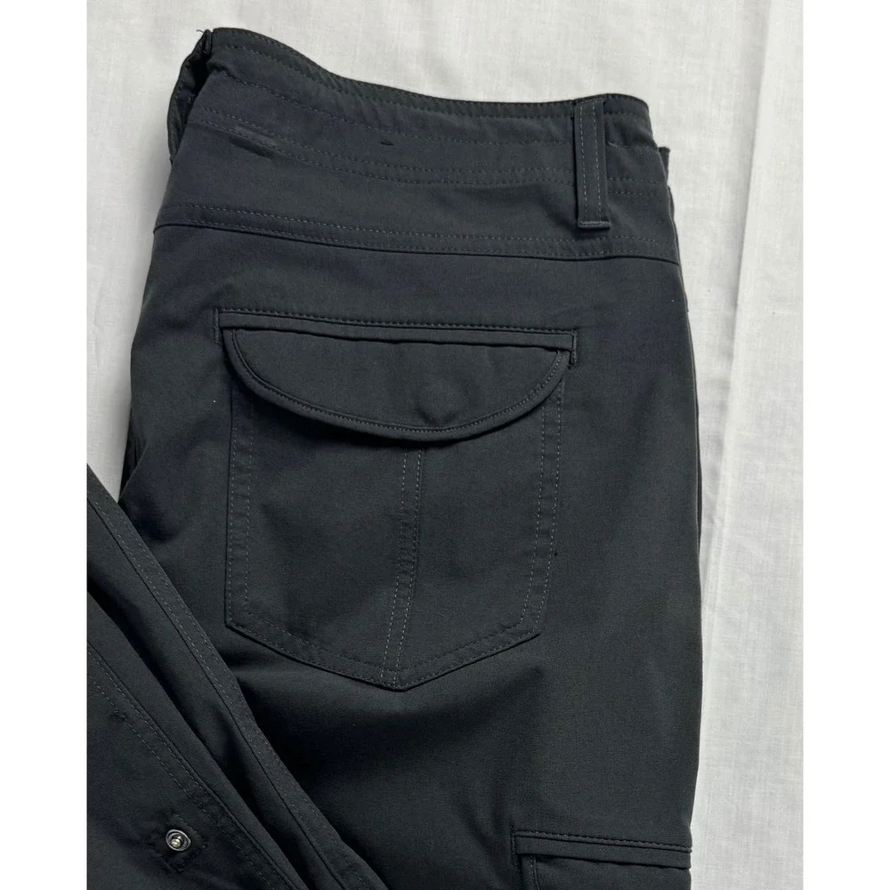 Kuhl Womens Cargo Hiking Pants Black Size 10 Reg Outdoor Trekking Trousers